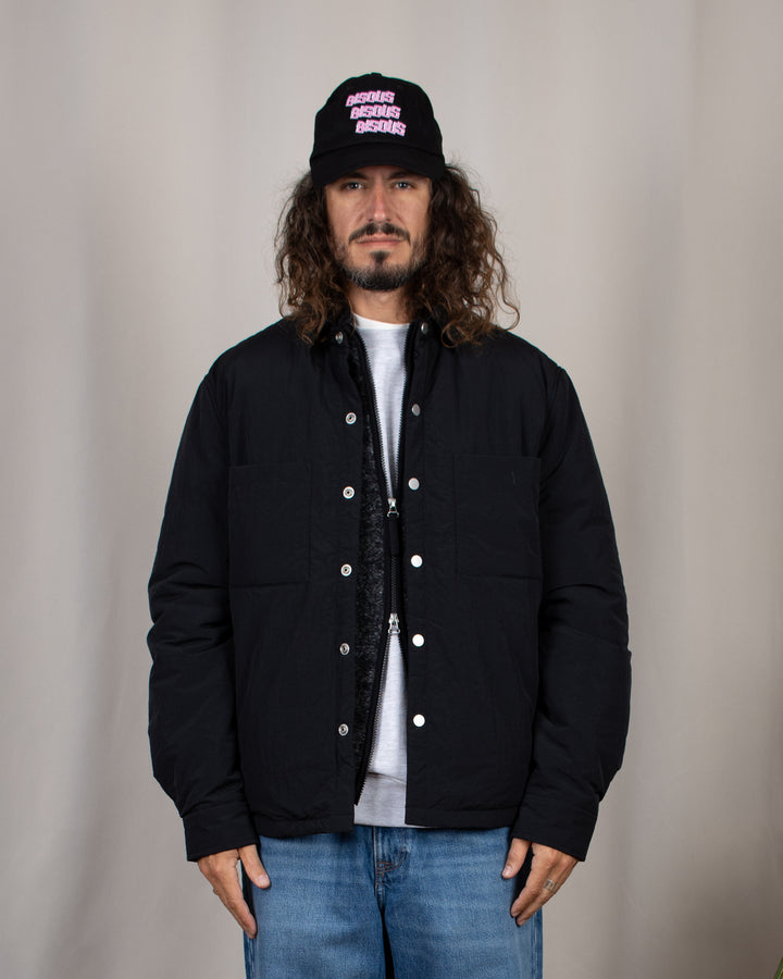 Sphere Padded Overshirt LS Black