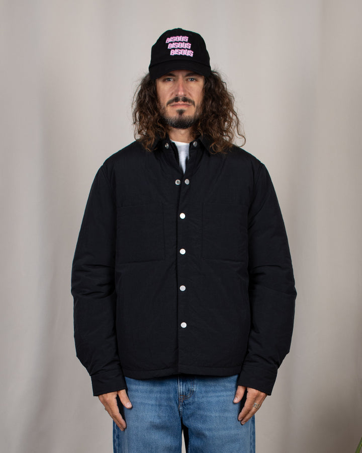 Sphere Padded Overshirt LS Black