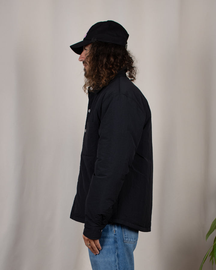Sphere Padded Overshirt LS Black