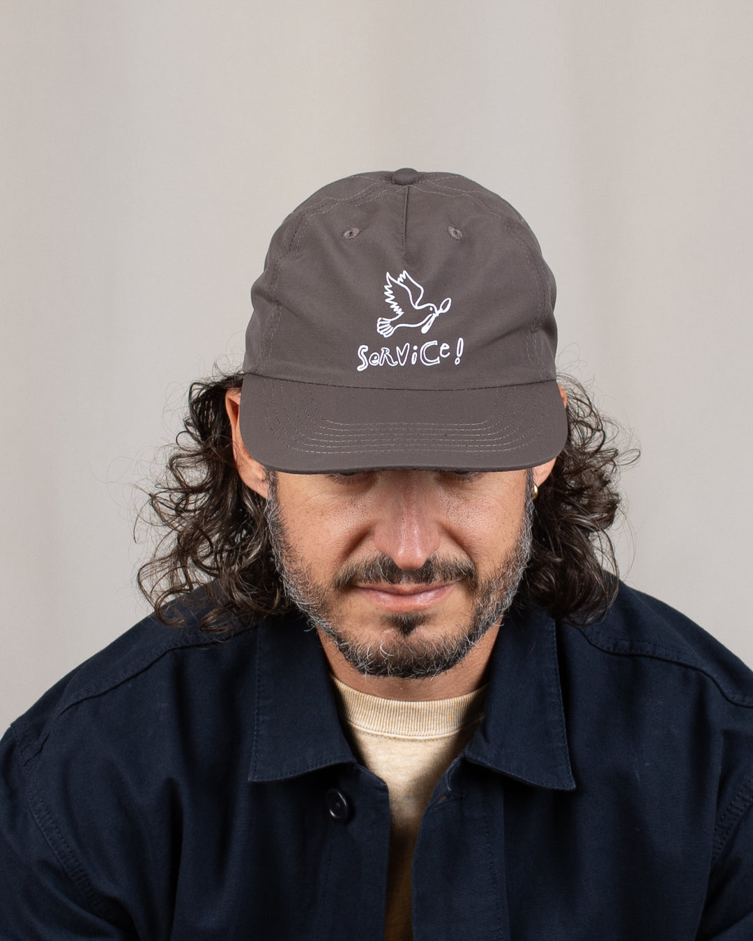 Nylon Dove Cap Brown
