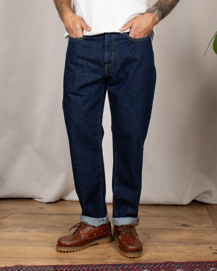 Cosmos Pant Blue Dark Marble Wash