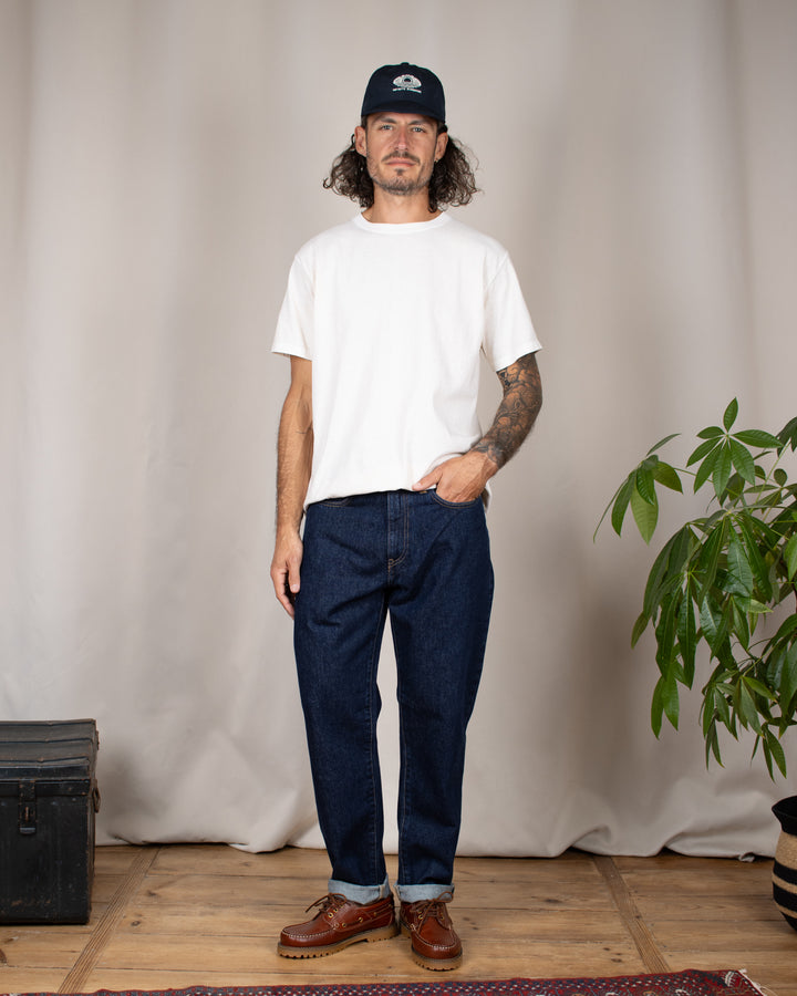 Cosmos Pant Blue Dark Marble Wash