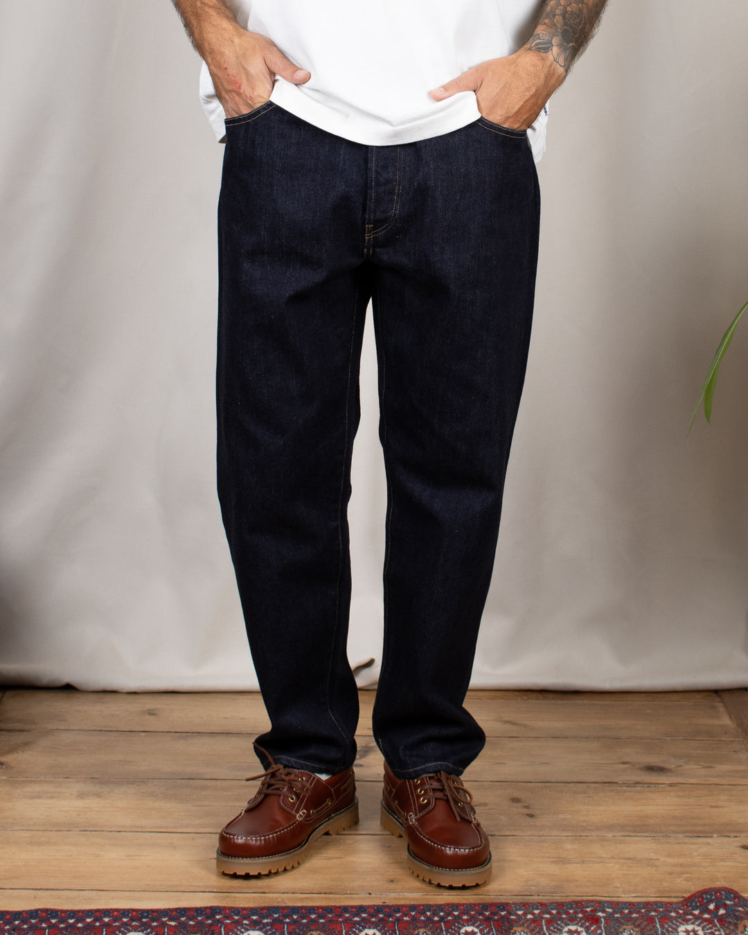 Jean 22001 Loose Tapered One Wash Denim