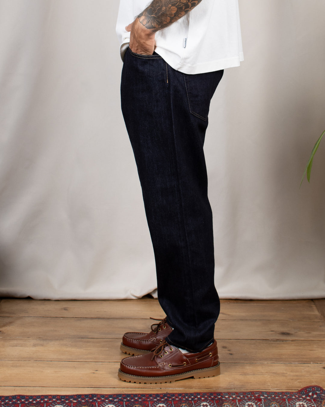 Jean 22001 Loose Tapered One Wash Denim