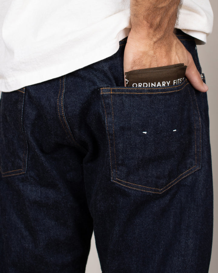 Loose Ankle Jeans One Wash Indigo