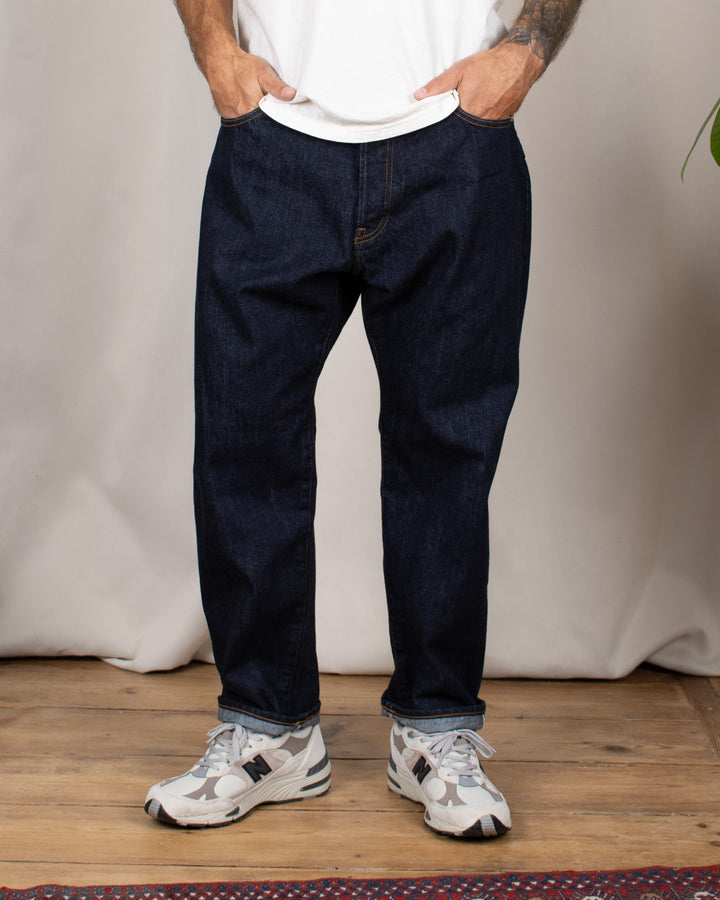 Loose Ankle Jeans One Wash Indigo