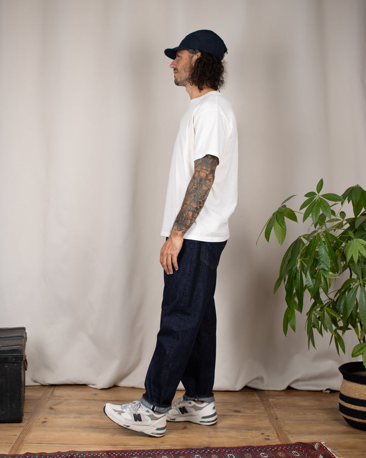 Loose Ankle Jeans One Wash Indigo
