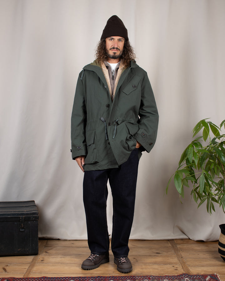 Boston Parka Recycl Nylon Ripstop Khaki