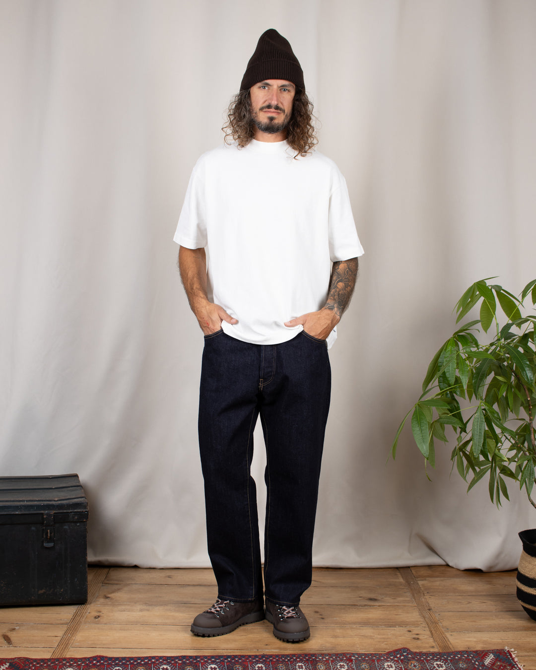 Jean 22003 Wide Tapered One Wash Denim