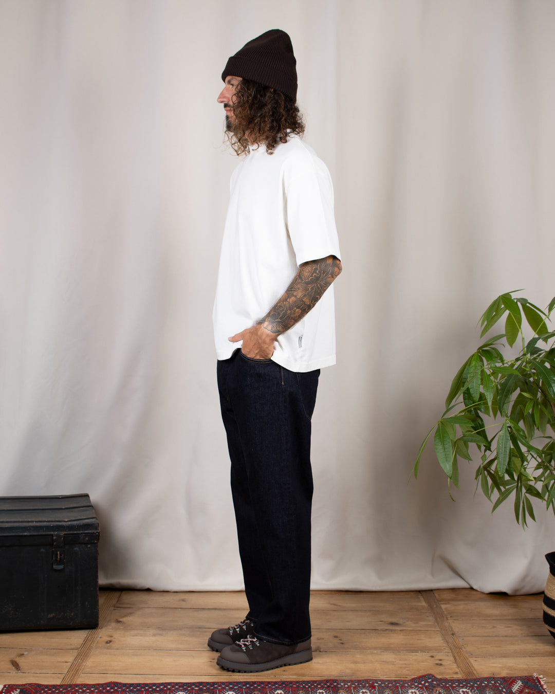 Jean 22003 Wide Tapered One Wash Denim