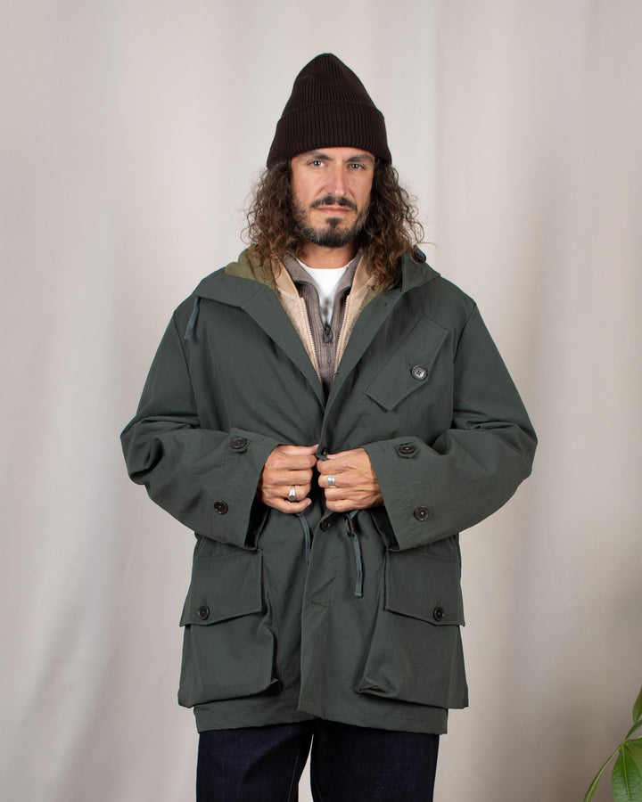 Boston Parka Recycl Nylon Ripstop Khaki