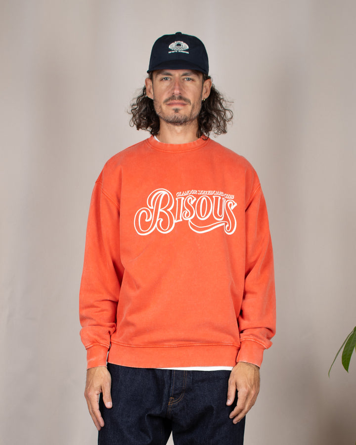 Crewneck Glamour Washed Red