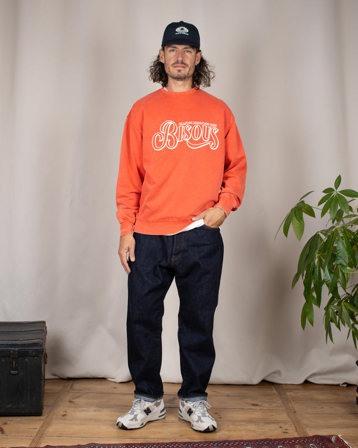 Crewneck Glamour Washed Red