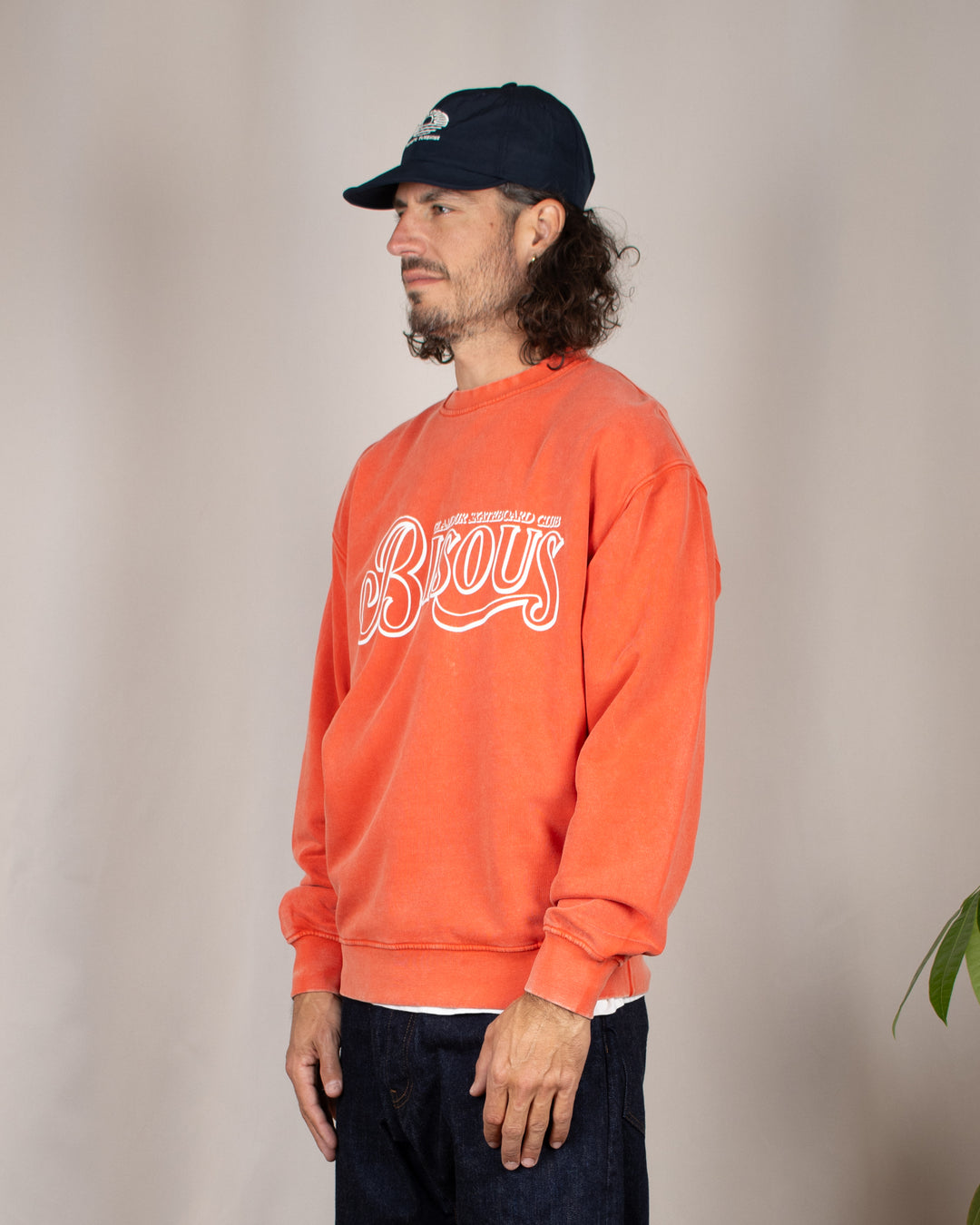 Crewneck Glamour Washed Red