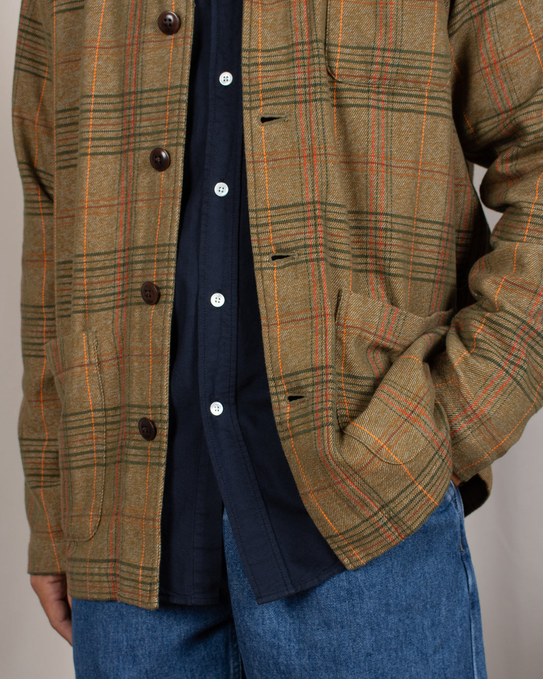 N°106 Shirt Jacket Olive Green