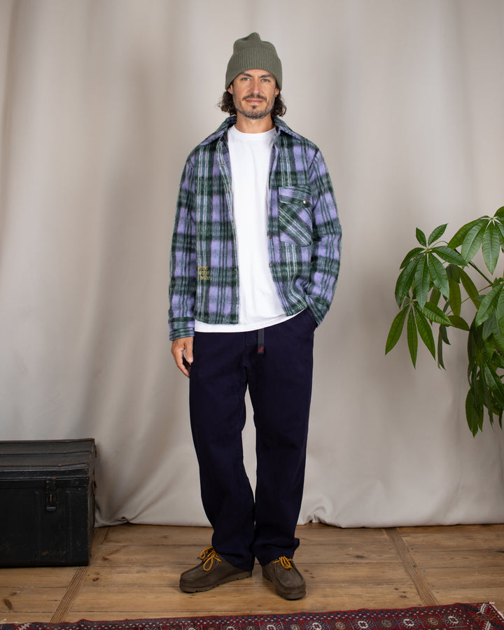 Garage Flannel Shirts Purple