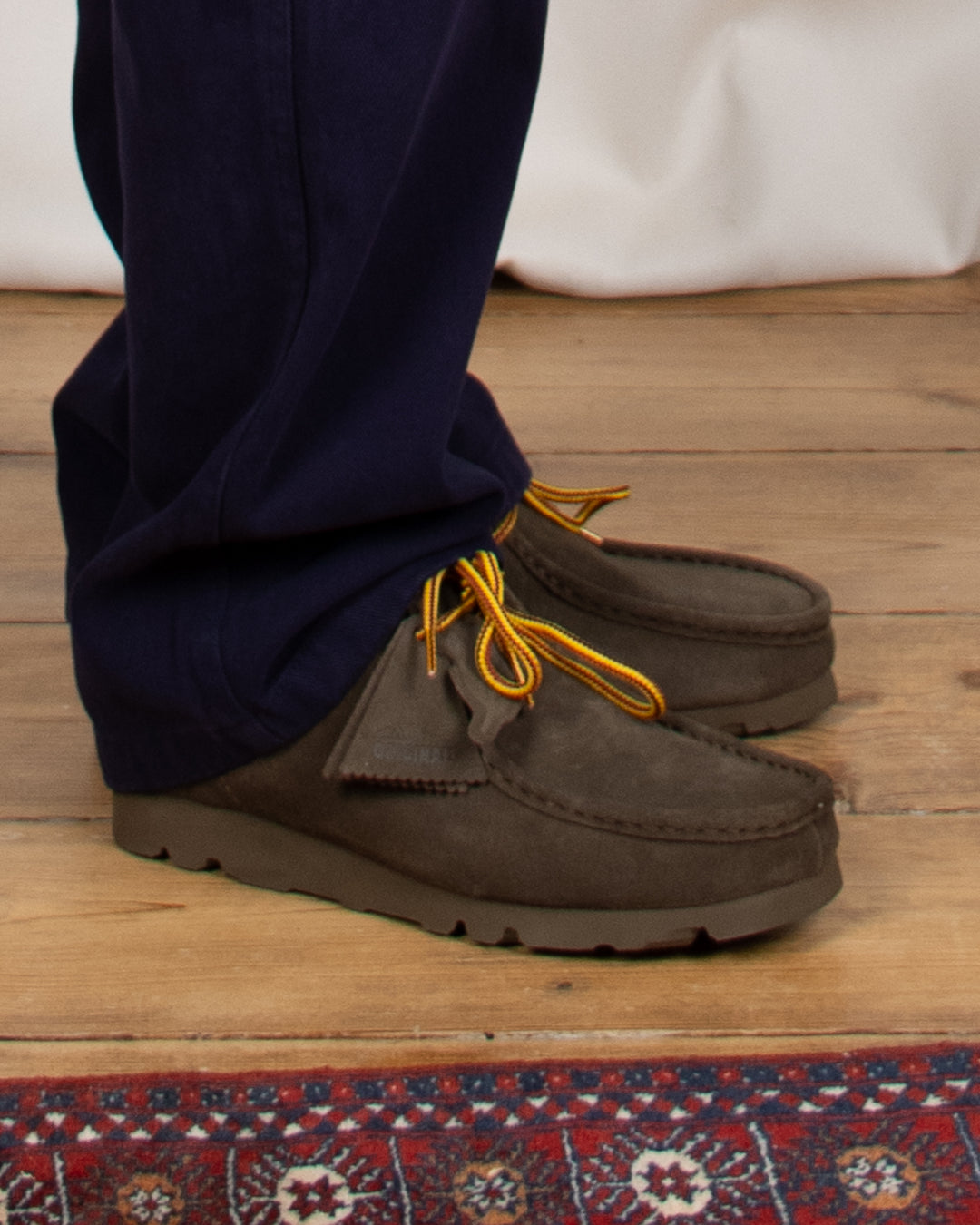 Wallabee GTX Dark Olive Suede