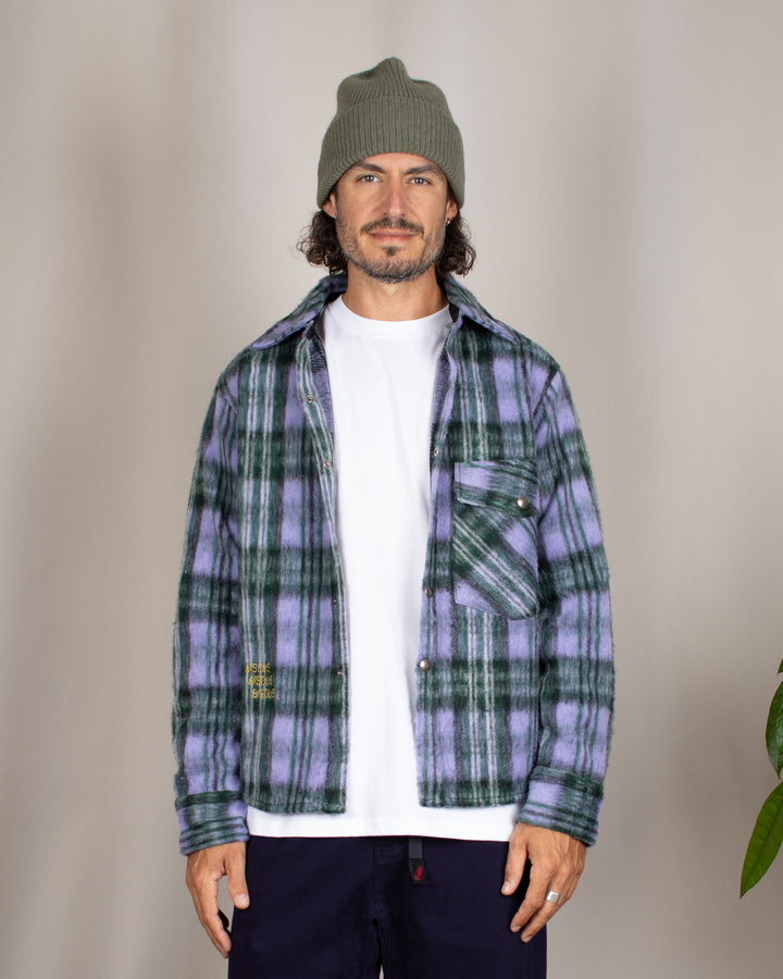 Garage Flannel Shirts Purple