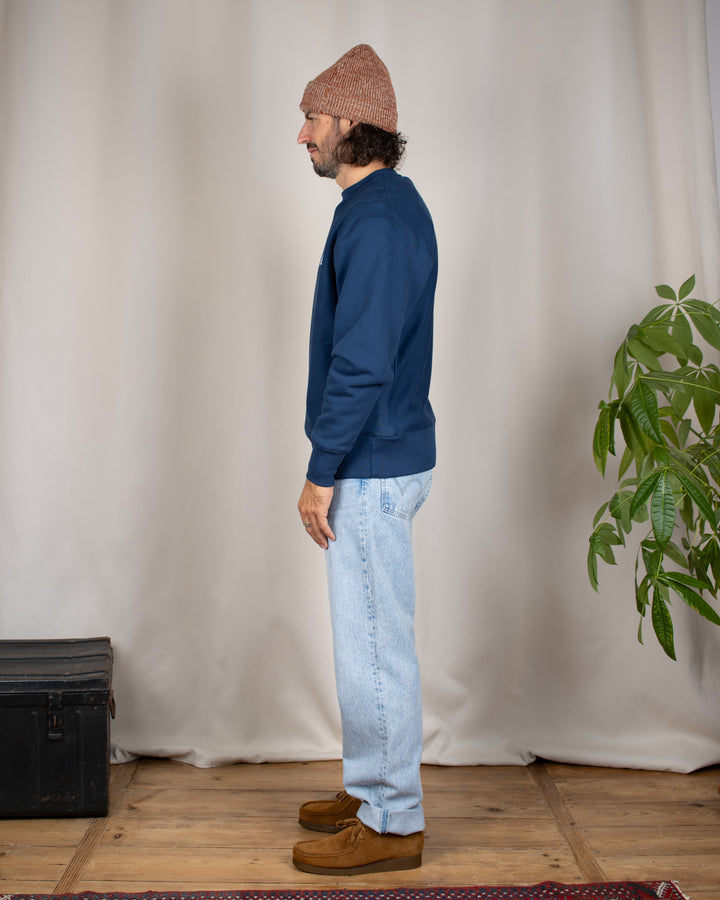 Double Vision Crewneck – Navy