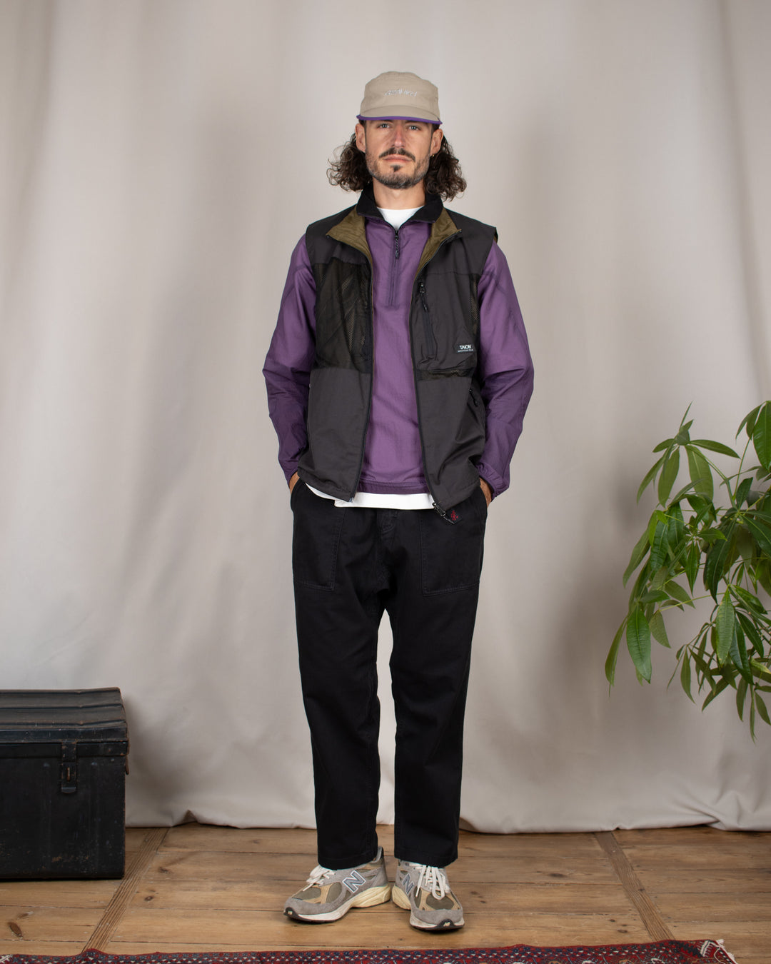 Loose Tapered Pant Black