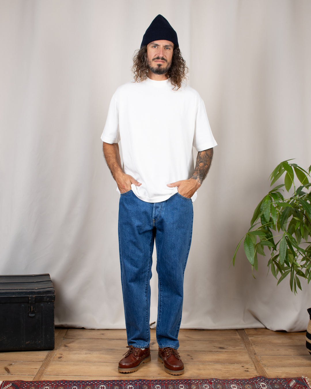 Jean 22001 Loose Tapered Used Blue