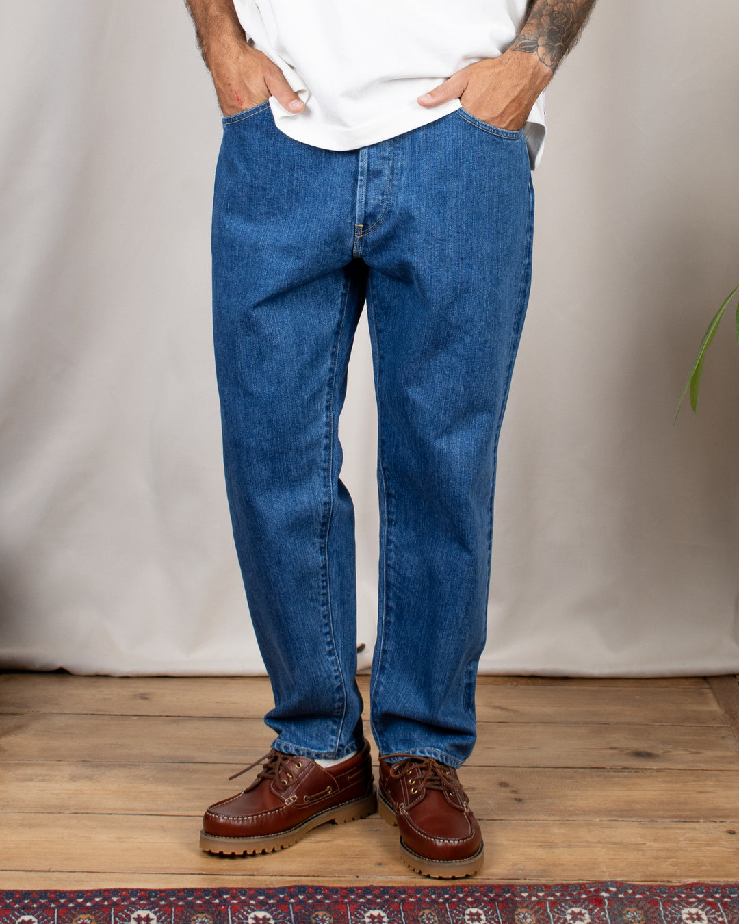 Jean 22001 Loose Tapered Used Blue