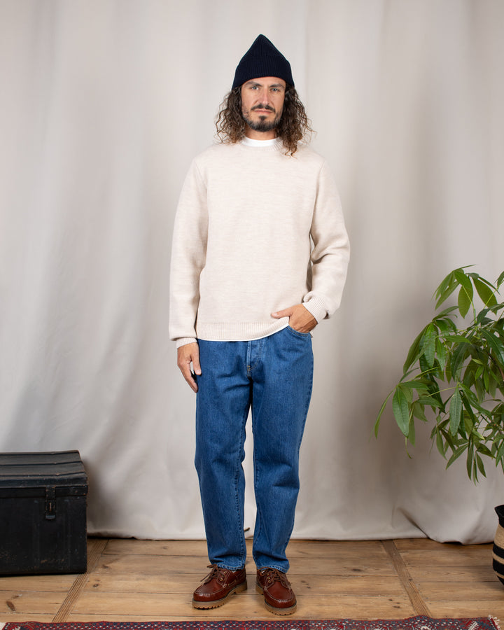 Pull Youri Col Rond Naturel