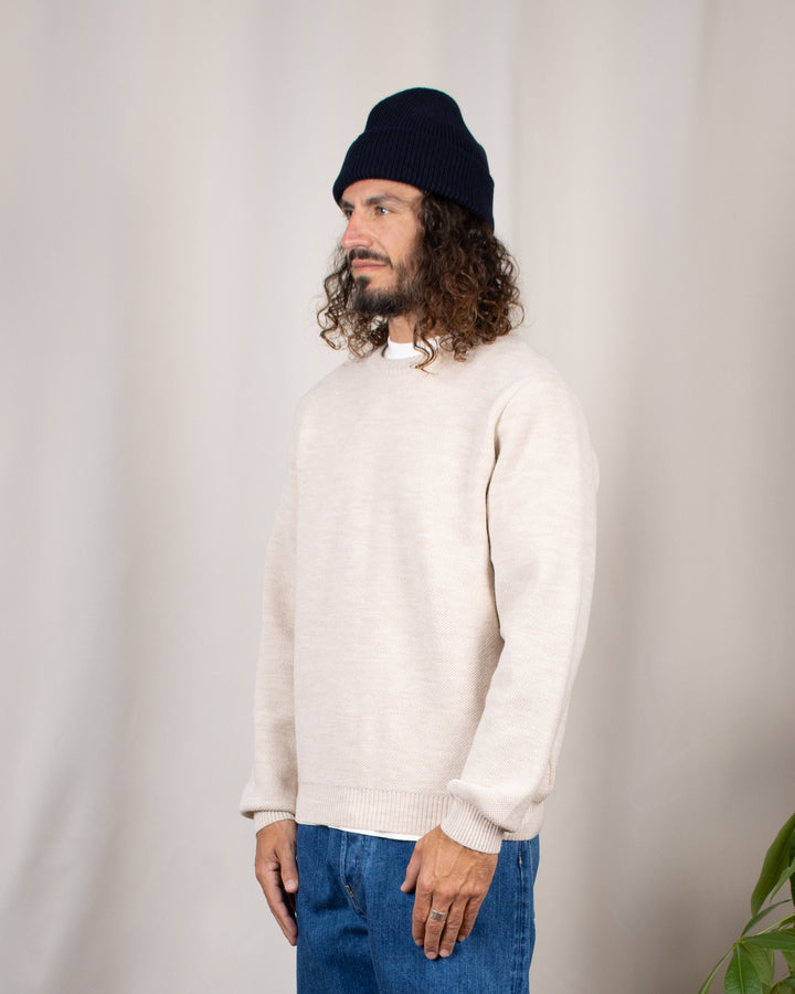 Pull Youri Col Rond Naturel