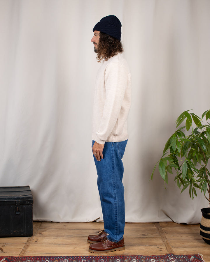 Pull Youri Col Rond Naturel