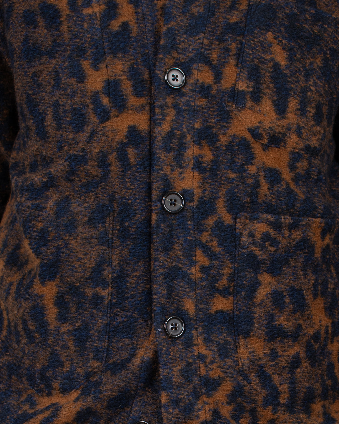 Cardigan Night Leopard Dark Navy/Brown