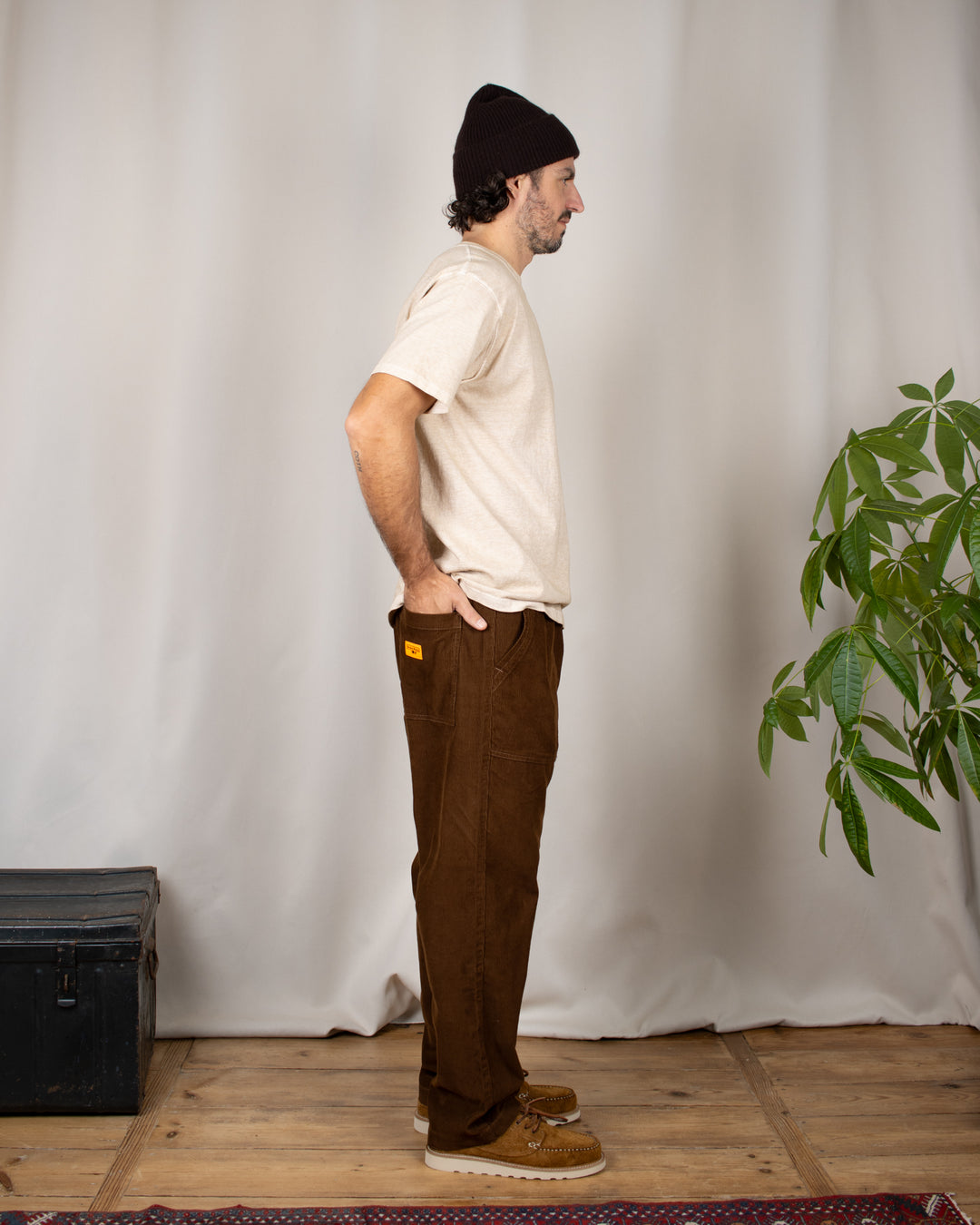 Fine Cord Chef Pants Bark