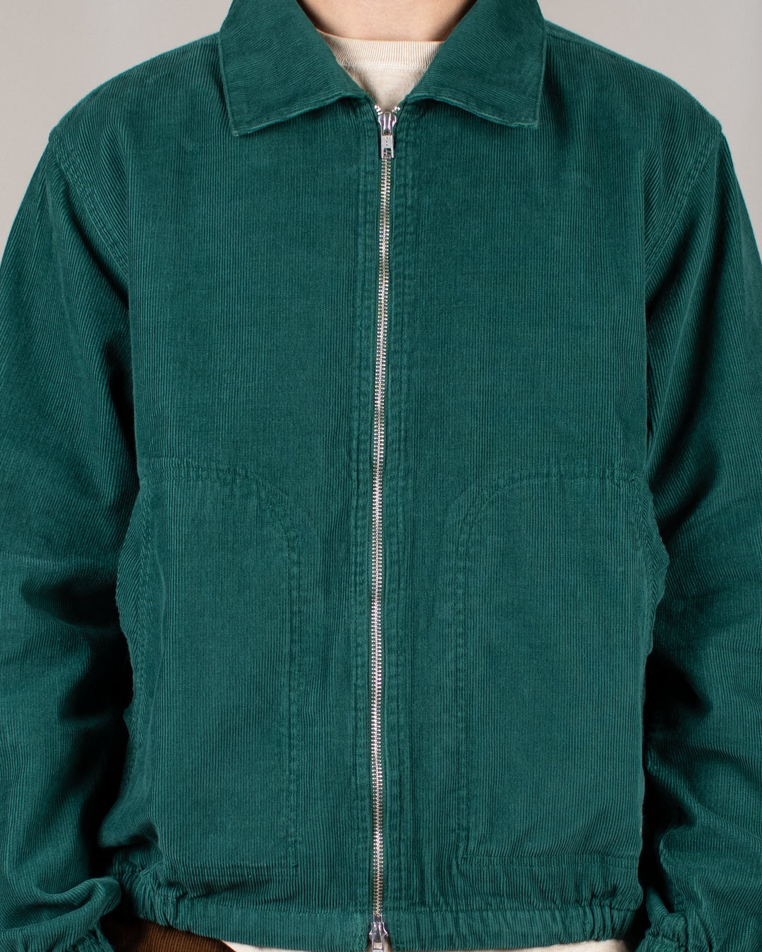 Fine Cord Work Jacket Green