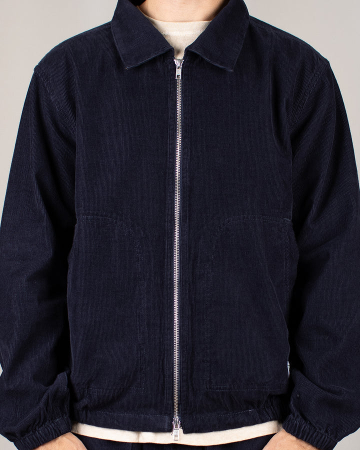 Fine Cord Work Jacket Navy