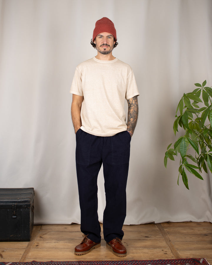 Fine Cord Chef Pants Navy