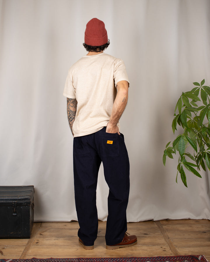 Fine Cord Chef Pants Navy