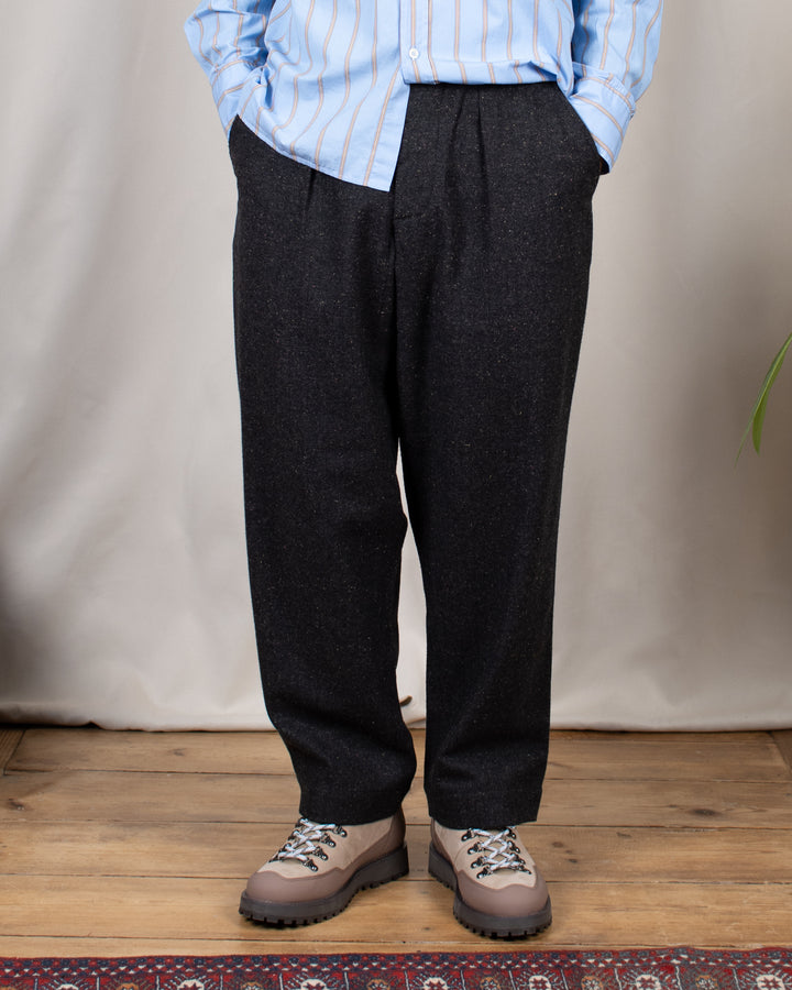 Oxford Pant Salt N Pepper Tweed Black