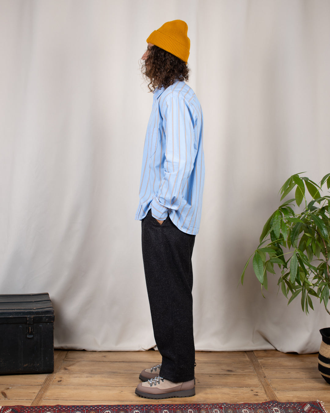 Oxford Pant Salt N Pepper Tweed Black