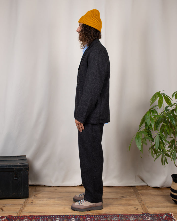 Oxford Pant Salt N Pepper Tweed Black