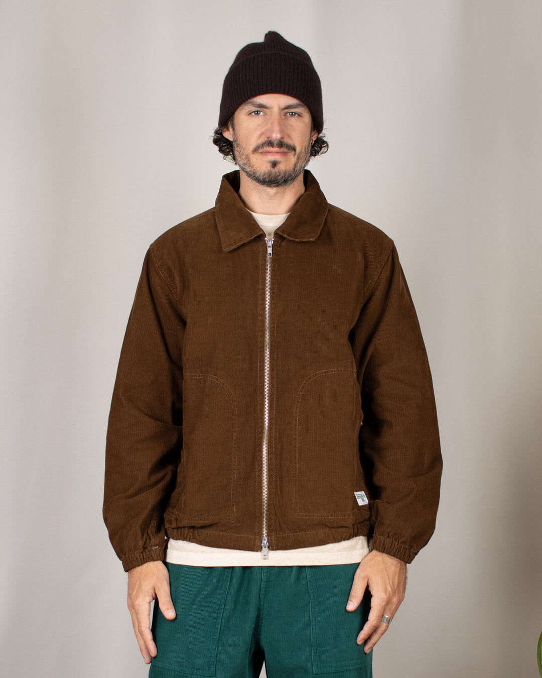 Fine Cord Work Jacket Bark