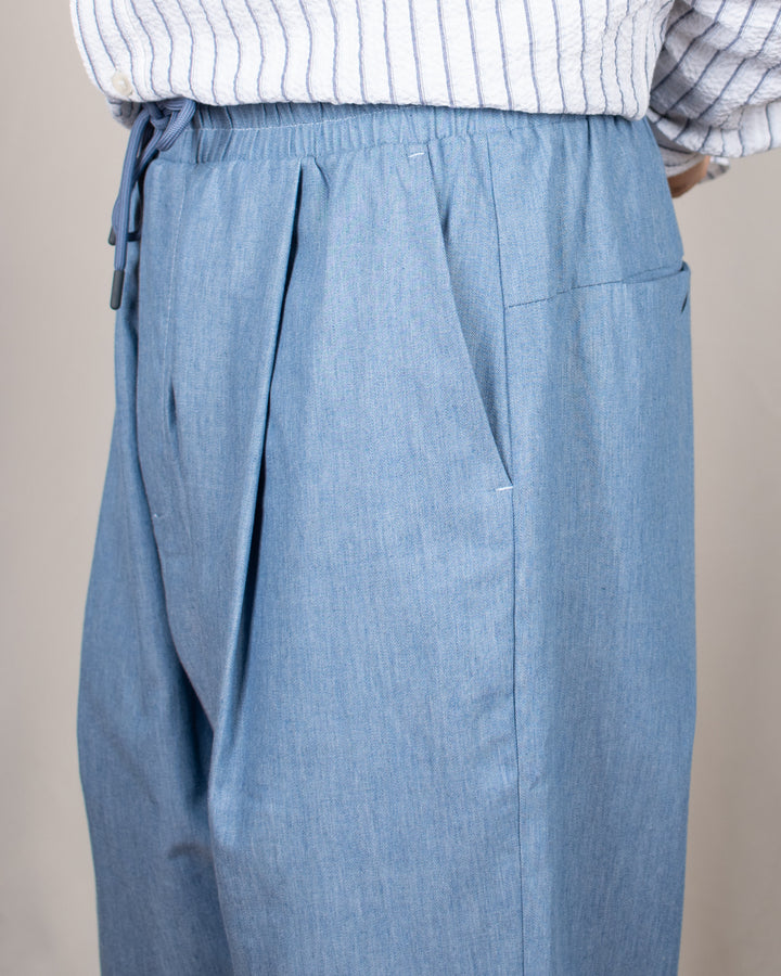 Smart Pants Cotton Light Indigo