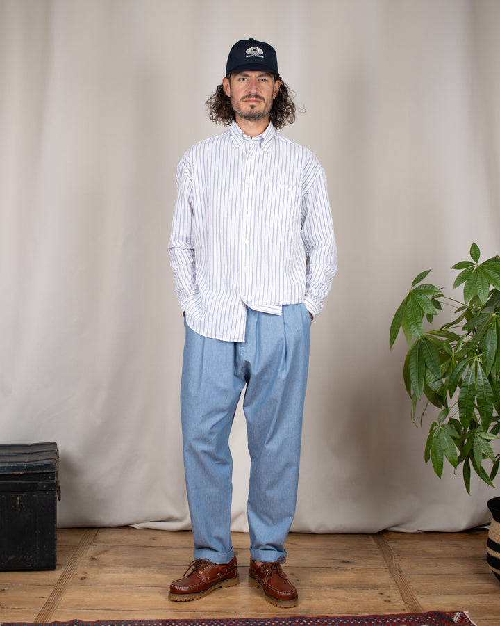 Smart Pants Cotton Light Indigo