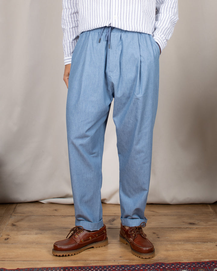 Smart Pants Cotton Light Indigo