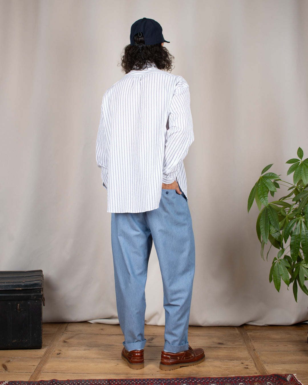 Smart Pants Cotton Light Indigo