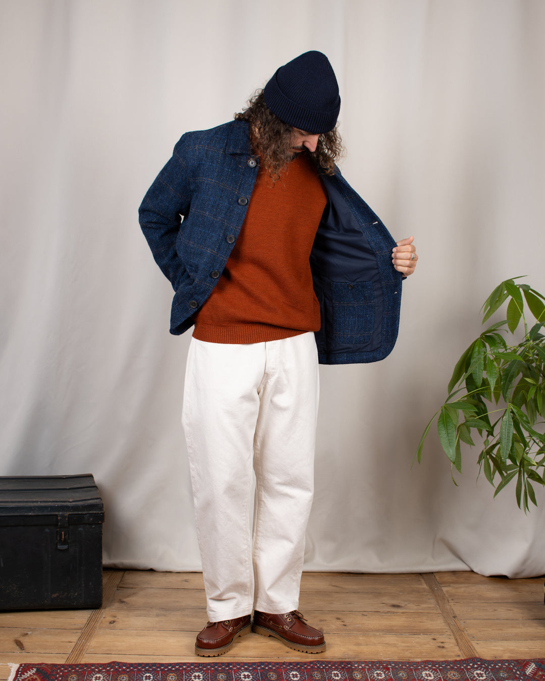 Pull Youri Col Rond Orange