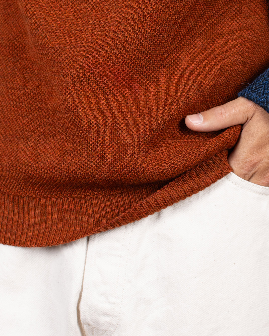 Pull Youri Col Rond Orange