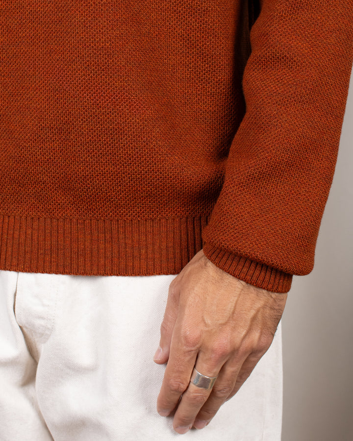 Pull Youri Col Rond Orange