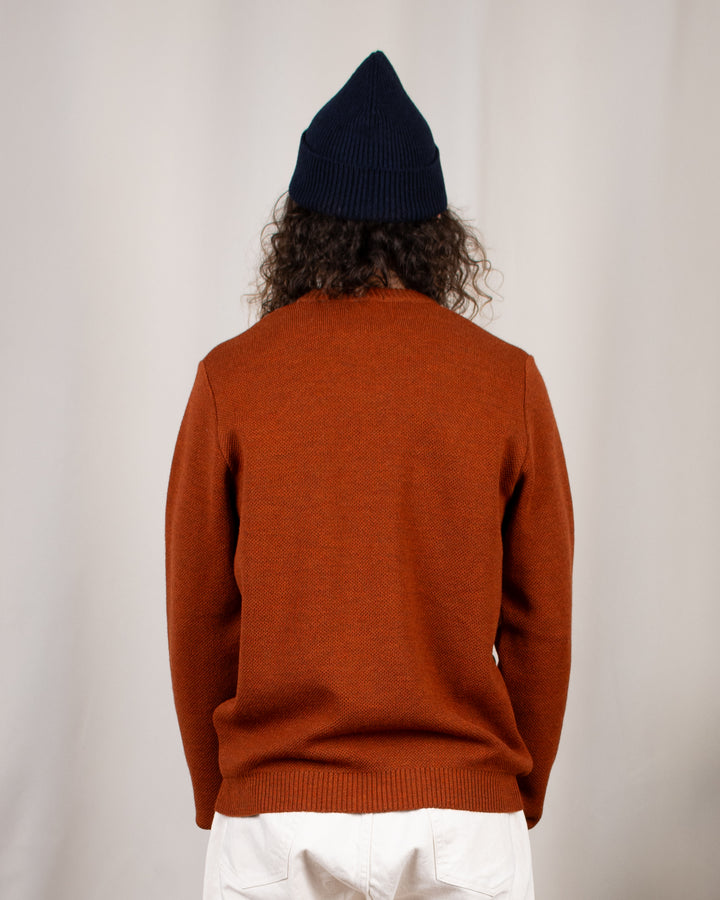 Pull Youri Col Rond Orange