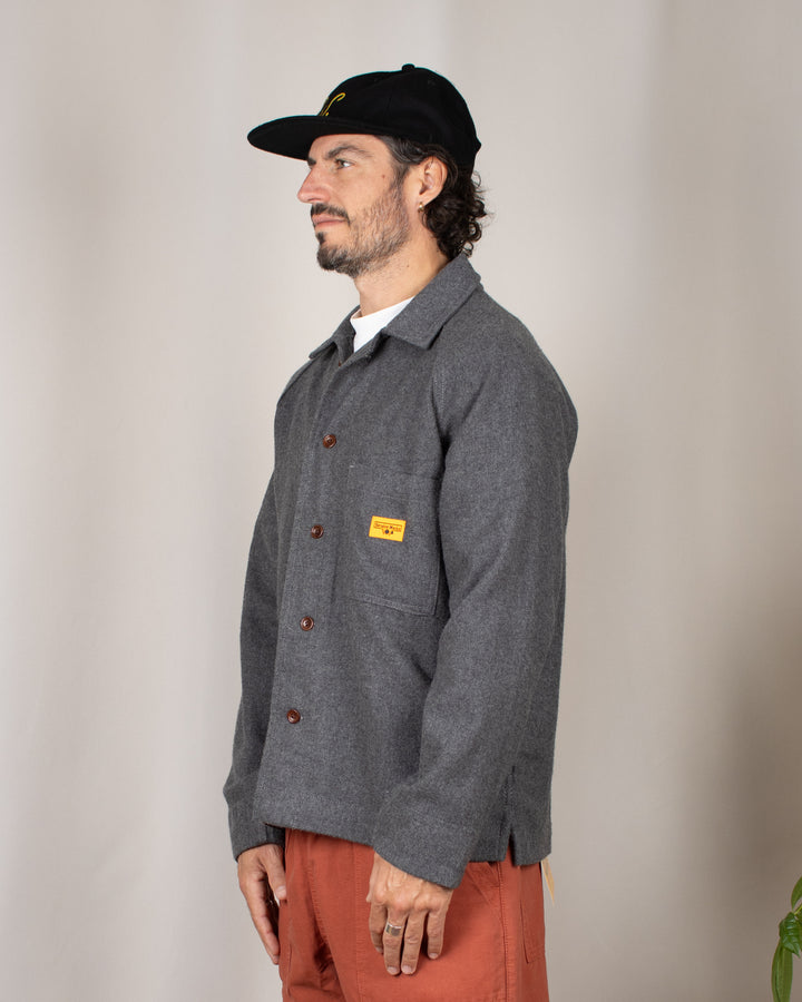 Flannel FOH Overshirt Charcoal