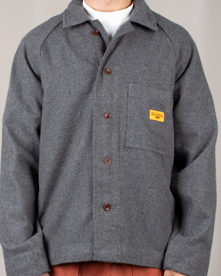 Flannel FOH Overshirt Charcoal