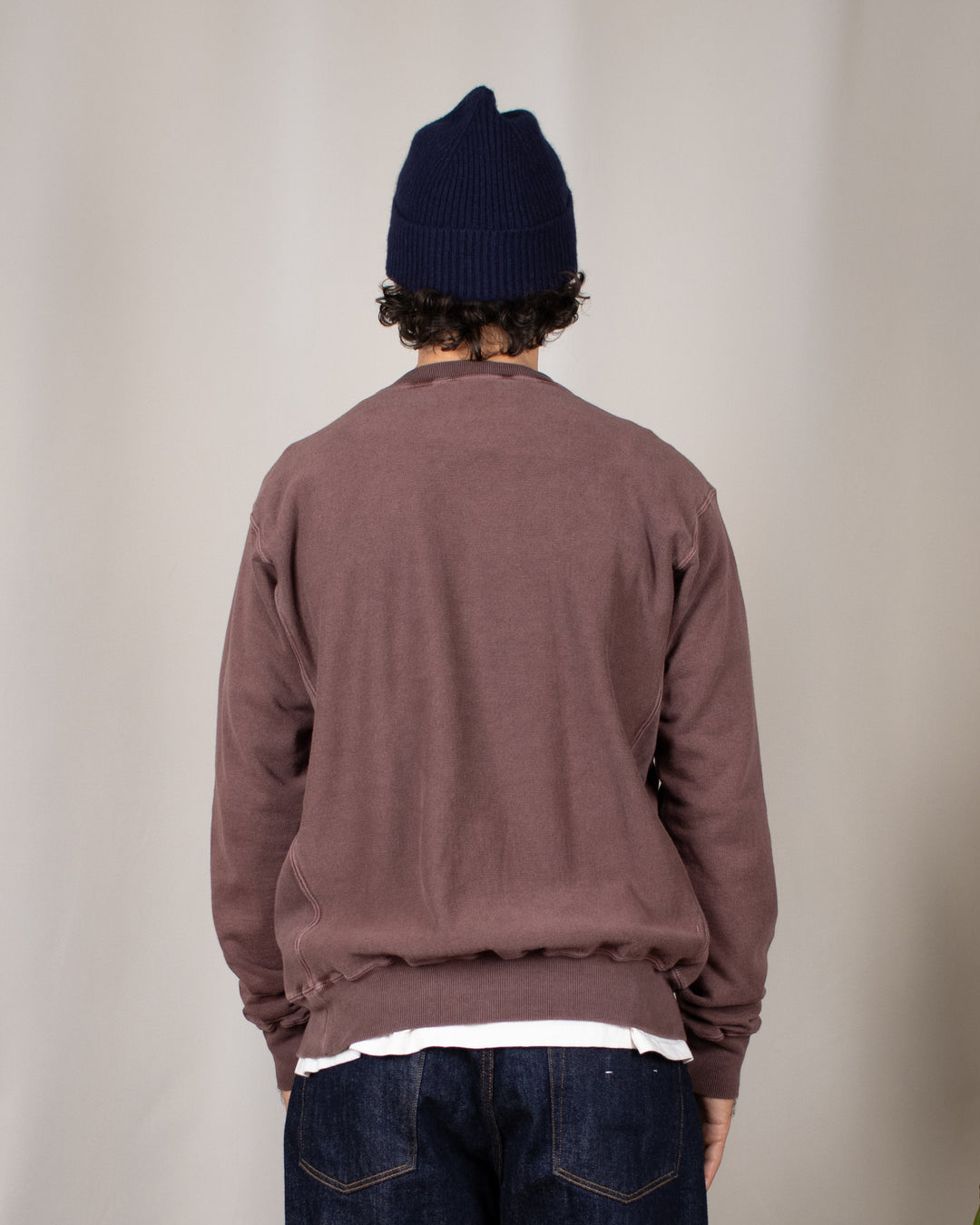 Heavy Crew Sweat P-Bordeaux